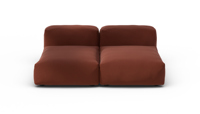 vetsak | Sofa Set 01 Medium - Terrain - Saffron | Sofa Modulable | 2.5 Places