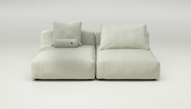 vetsak | Sofa Set 01 XLarge - herringbone - beige | Sofa Modulable | 3.5 places