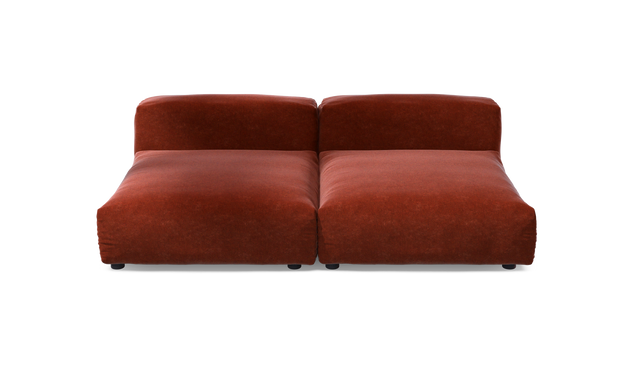 vetsak | Sofa Set 01 XLarge - Suave - Saffron | Sofa Modulable | 3.5 Places