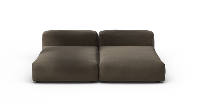 vetsak | Sofa Set 01 XLarge - Breeze - Brown | Sofa Modulable | 3.5 Places