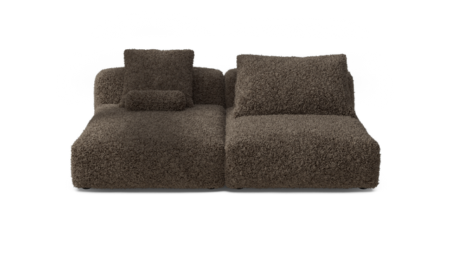 vetsak | Sofa Set 01 XLarge - Doodle - Cacao | Sofa Modulable | 3.5 Places
