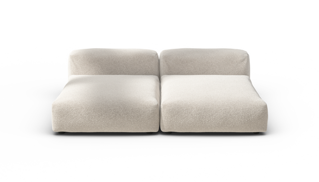 vetsak | Sofa Set 01 XLarge - Nub - Creme | Sofa Modulable | 3.5 Places