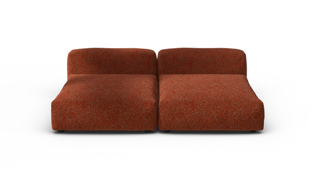vetsak | Sofa Set 01 XLarge - Nub - Sienna | Sofa Modulable | 3.5 Places