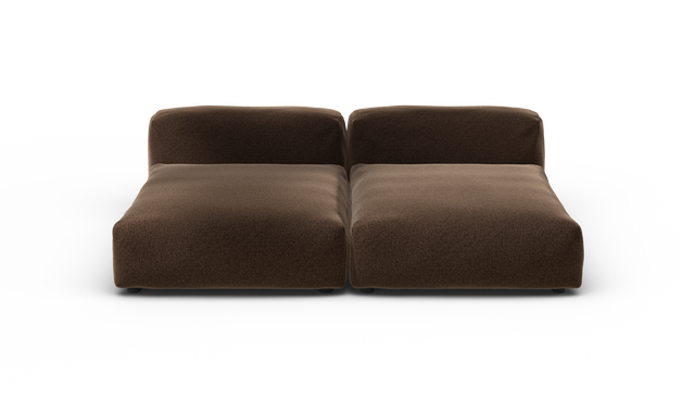 vetsak | Sofa Set 01 XLarge - Pebble - Umber | Sofa Modulable | 3.5 Places