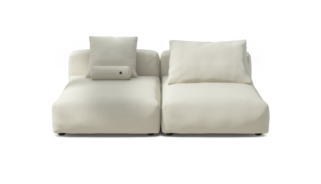 vetsak | Sofa Set 01 XLarge - Pique - Creme | Sofa Modulable | 3.5 Places