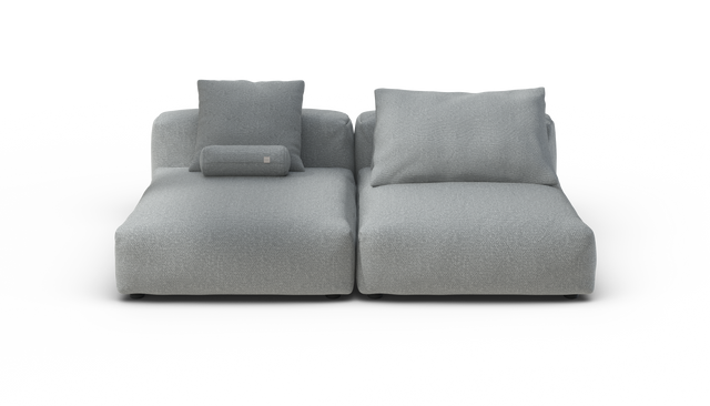 vetsak | Sofa Set 01 XLarge - Ridge - Limestone | Sofa Modulable | 3.5 Places
