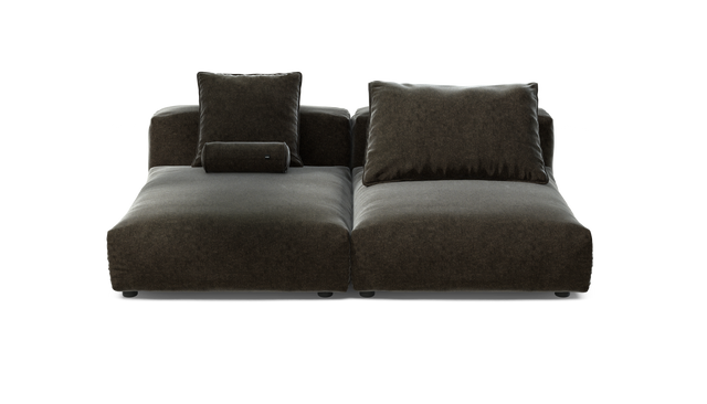 vetsak | Sofa Set 01 XLarge - Suave - Anthracite | Modular Sofa | 3.5 Seater