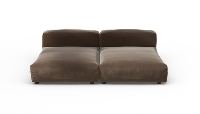 vetsak | Sofa Set 01 XLarge - Suave - Espresso | Sofa Modulable | 3.5 Places