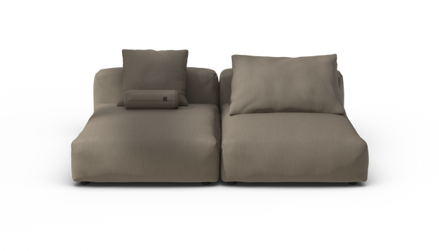 vetsak | Sofa Set 01 XLarge - Terrain - Driftwood | Sofa Modulable | 3.5 Places
