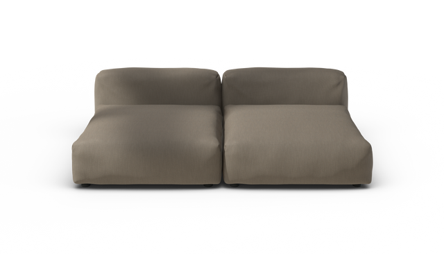 vetsak | Sofa Set 01 XLarge - Terrain - Driftwood | Sofa Modulable | 3.5 Places
