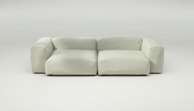 vetsak | Sofa Set 02 Large - herringbone - beige | Sofa Modulable | 3.5 places | Big Sofa