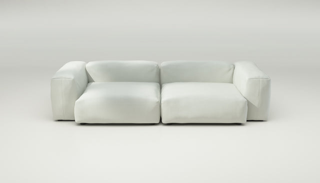 vetsak | Sofa Set 02 Large - herringbone - creme | Sofa Modulable | 3.5 places | Big Sofa