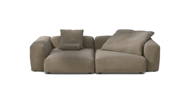 vetsak | Sofa Set 02 Large - Loop Loop - Taupe | Sofa Modulable | 3.5 Places | Grand Sofa