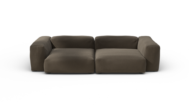 vetsak | Sofa Set 02 Large - Breeze - Brown | Sofa Modulable | 3.5 Places | Grand Sofa