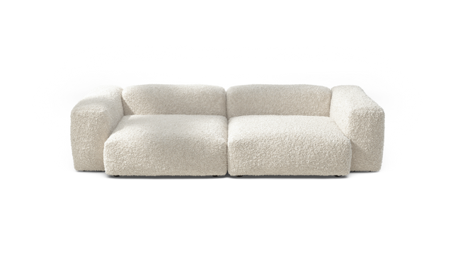vetsak | Sofa Set 02 Large - Doodle - Creme | Sofa Modulable | 3.5 Places | Grand Sofa
