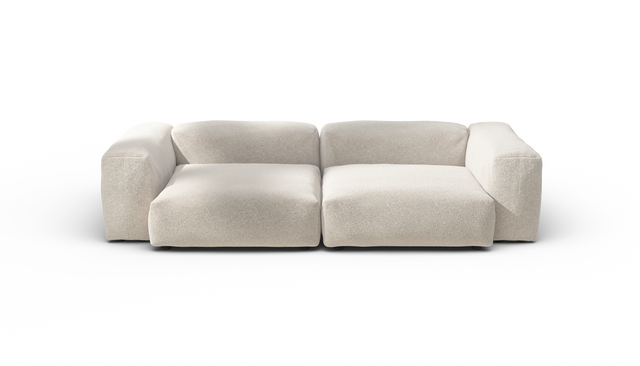 vetsak | Sofa Set 02 Large - Nub - Creme | Sofa Modulable | 3.5 Places | Grand Sofa