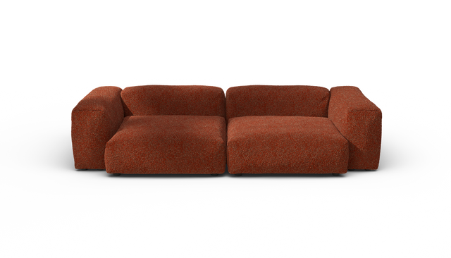 vetsak | Sofa Set 02 Large - Nub - Sienna | Sofa Modulable | 3.5 Places | Grand Sofa