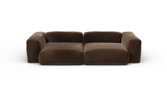 vetsak | Sofa Set 02 Large - Pebble - Umber | Sofa Modulable | 3.5 Places | Grand Sofa