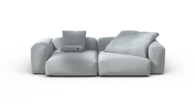 vetsak | Sofa Set 02 Large - Pique - Turquoise | Sofa Modulable | 3.5 Places | Grand Sofa