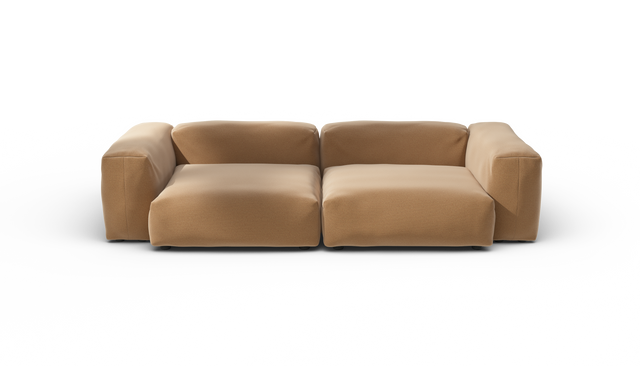 vetsak | Sofa Set 02 Large - Pique - Wheat | Sofa Modulable | 3.5 Places | Grand Sofa