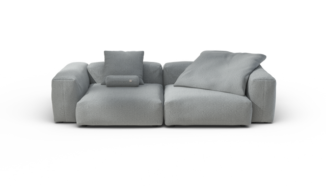 vetsak | Sofa Set 02 Large - Ridge - Limestone | Sofa Modulable | 3.5 Places | Grand Sofa