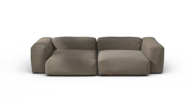 vetsak | Sofa Set 02 Large - Terrain - Driftwood | Sofa Modulable | 3.5 Places | Grand Sofa