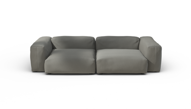 vetsak | Sofa Set 02 Large - Terrain - Flint | Sofa Modulable | 3.5 Places | Grand Sofa