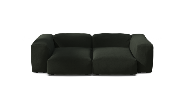 vetsak | Sofa Set 02 Medium - Loop Loop - Mousse | Sofa Modulable | 2.5 Places | Grand Sofa