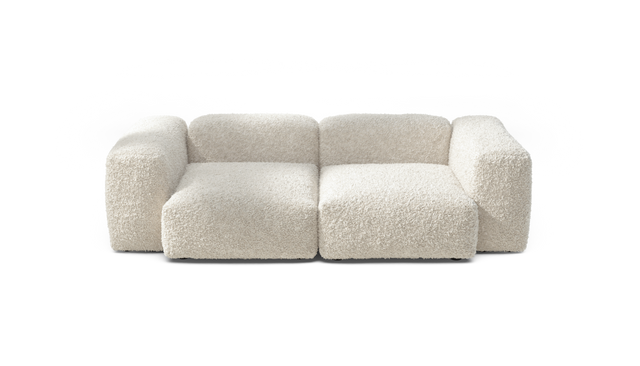 vetsak | Sofa Set 02 Medium - Doodle - Creme | Sofa Modulable | 2.5 Places | Grand Sofa
