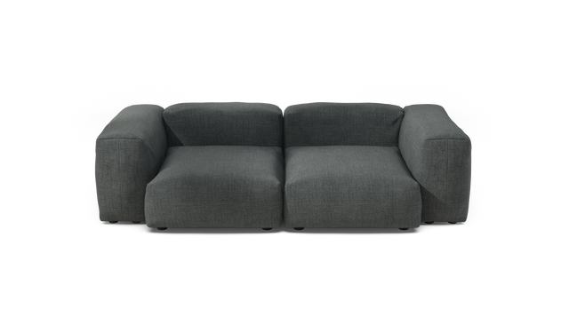 vetsak | Sofa Set 02 Medium - Pique - Dark Grey | Modular Sofa | 2.5 Seater | Big Sofa