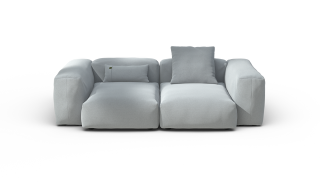 vetsak | Sofa Set 02 Medium - Pique - Turquoise | Sofa Modulable | 2.5 Places | Grand Sofa