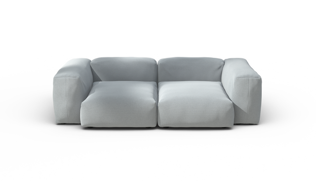 vetsak | Sofa Set 02 Medium - Pique - Turquoise | Sofa Modulable | 2.5 Places | Grand Sofa