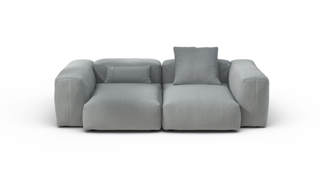 vetsak | Sofa Set 02 Medium - Ridge - Limestone | Sofa Modulable | 2.5 Places | Grand Sofa