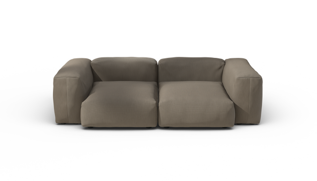 vetsak | Sofa Set 02 Medium - Terrain - Driftwood | Sofa Modulable | 2.5 Places | Grand Sofa