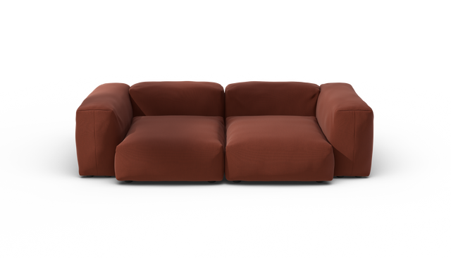 vetsak | Sofa Set 02 Medium - Terrain - Saffron | Sofa Modulable | 2.5 Places | Grand Sofa