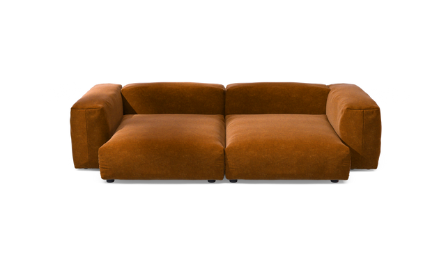 vetsak | Sofa Set 02 XLarge - Suave - Honey | Sofa Modulable | 3.5 Places | Grand Sofa