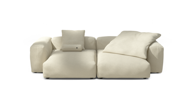 vetsak | Sofa Set 02 XLarge - Loop Loop - Duna | Sofa Modulable | 3.5 Places | Grand Sofa