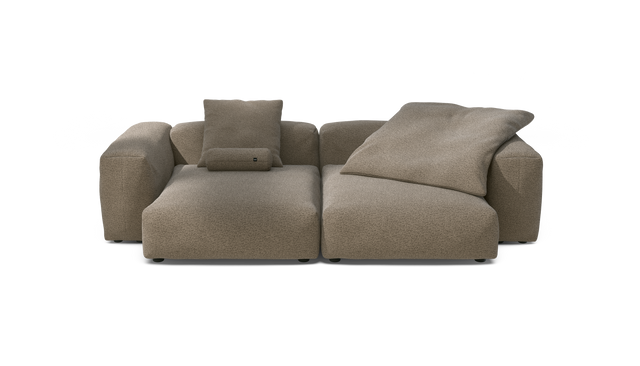 vetsak | Sofa Set 02 XLarge - Loop Loop - Taupe | Sofa Modulable | 3.5 Places | Grand Sofa
