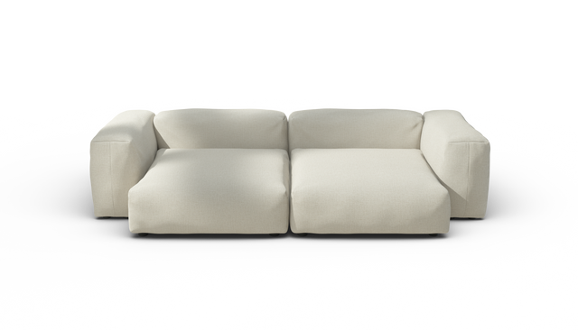 vetsak | Sofa Set 02 XLarge - Breeze - Ecru | Sofa Modulable | 3.5 Places | Grand Sofa