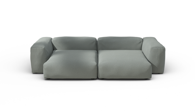 vetsak | Sofa Set 02 XLarge - Breeze - Sage | Sofa Modulable | 3.5 Places | Grand Sofa