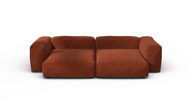 vetsak | Sofa Set 02 XLarge - Nub - Sienna | Sofa Modulable | 3.5 Places | Grand Sofa