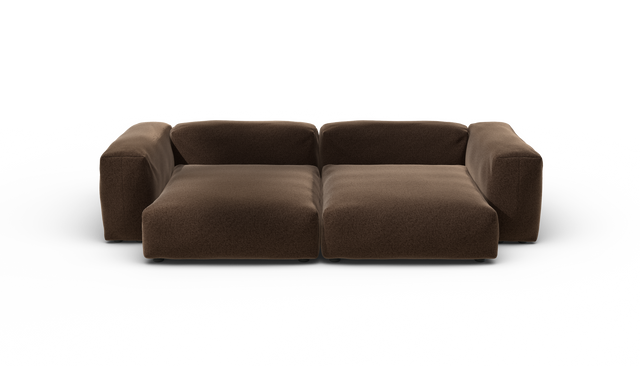 vetsak | Sofa Set 02 XLarge - Pebble - Umber | Sofa Modulable | 3.5 Places | Grand Sofa