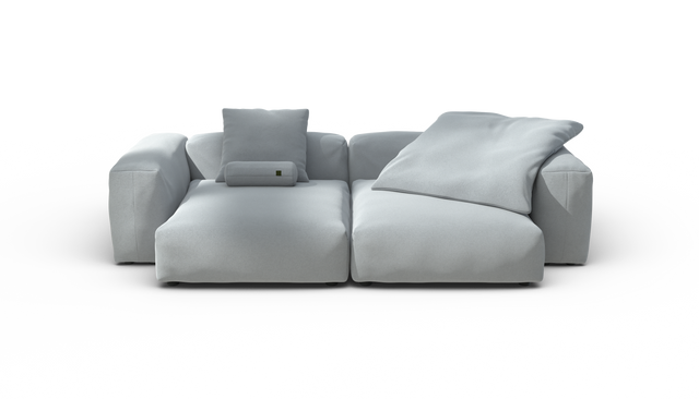 vetsak | Sofa Set 02 XLarge - Pique - Turquoise | Sofa Modulable | 3.5 Places | Grand Sofa