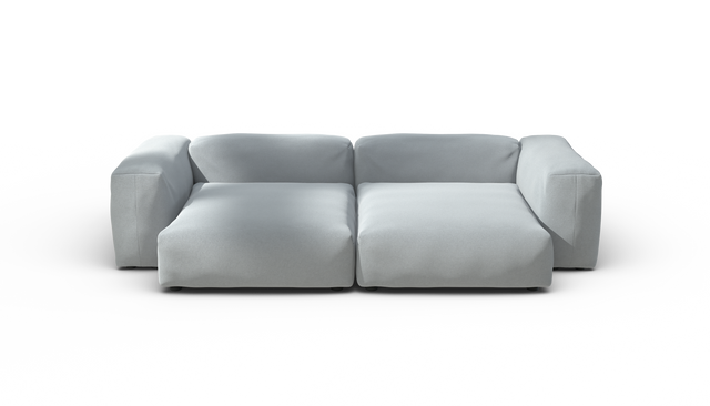 vetsak | Sofa Set 02 XLarge - Pique - Turquoise | Sofa Modulable | 3.5 Places | Grand Sofa