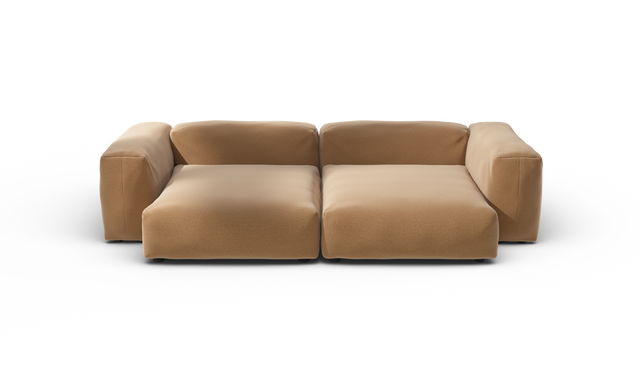vetsak | Sofa Set 02 XLarge - Pique - Wheat | Sofa Modulable | 3.5 Places | Grand Sofa