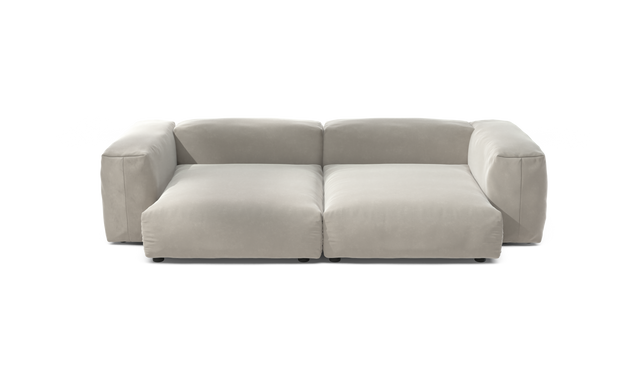 vetsak | Sofa Set 02 XLarge - Suave - Clay | Sofa Modulable | 3.5 Places | Grand Sofa
