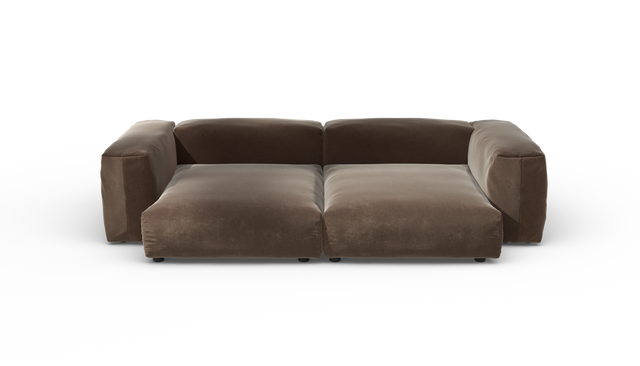 vetsak | Sofa Set 02 XLarge - Suave - Espresso | Sofa Modulable | 3.5 Places | Grand Sofa