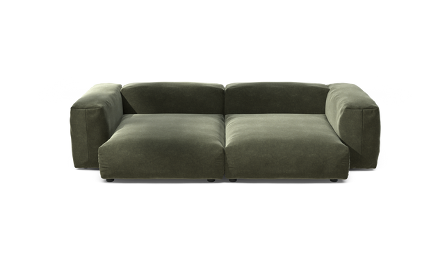 vetsak | Sofa Set 02 XLarge - Suave - Pine | Sofa Modulable | 3.5 Places | Grand Sofa