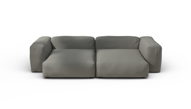 vetsak | Sofa Set 02 XLarge - Terrain - Flint | Sofa Modulable | 3.5 Places | Grand Sofa