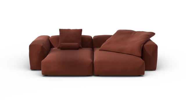 vetsak | Sofa Set 02 XLarge - Terrain - Saffron | Sofa Modulable | 3.5 Places | Grand Sofa